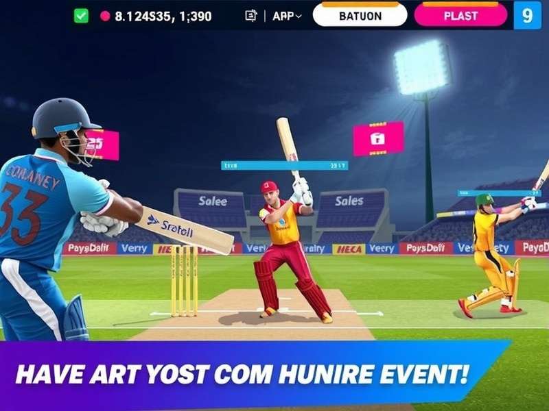 Delhi Power Strikers batting interface